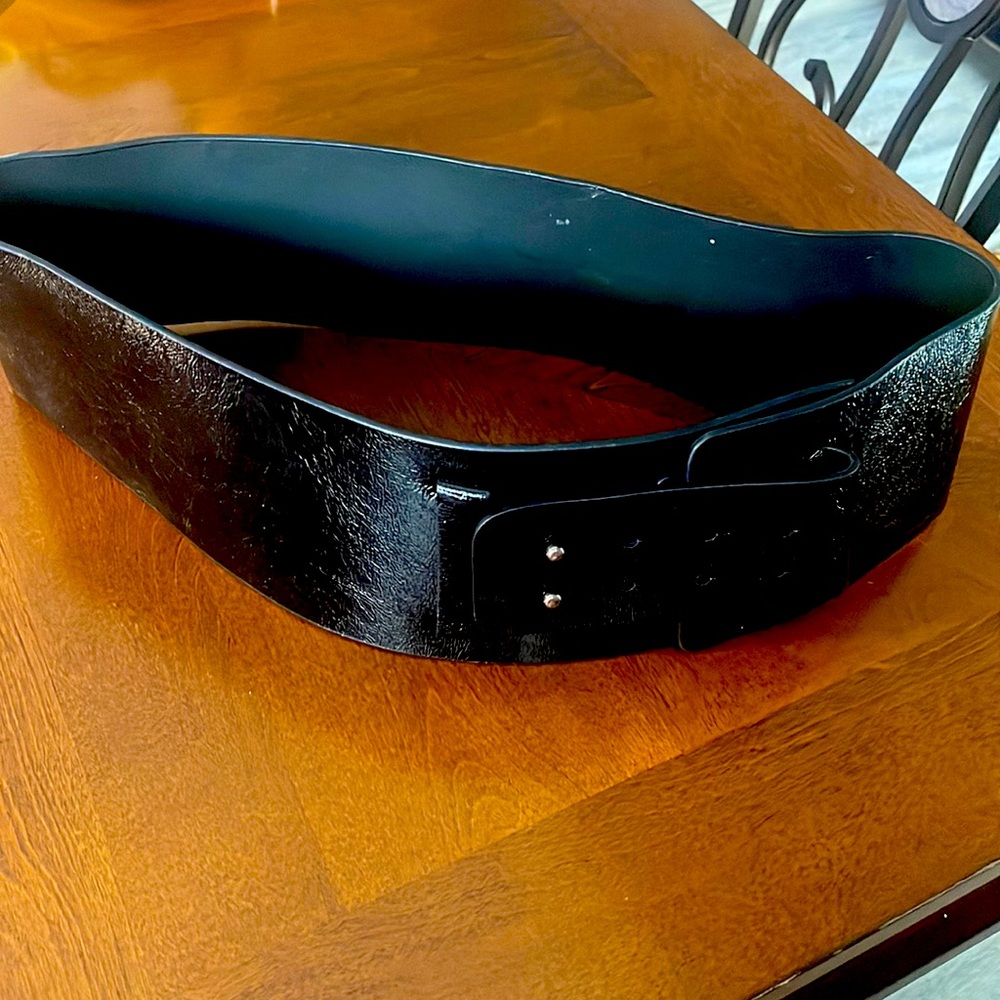 Hobo Wide  Black Belt Sz S